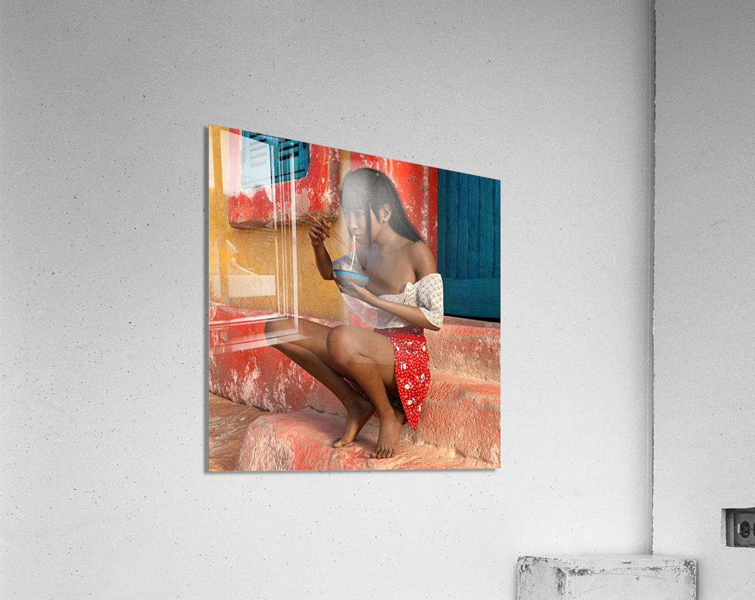 Contentment and Satisfaction Acrylic Print