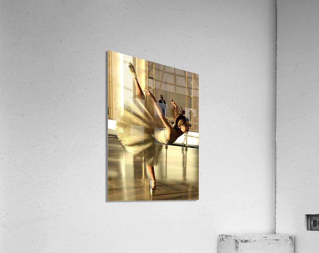 Ballet Practice - Degas Little Dancer Tribute 2:3 Acrylic Print