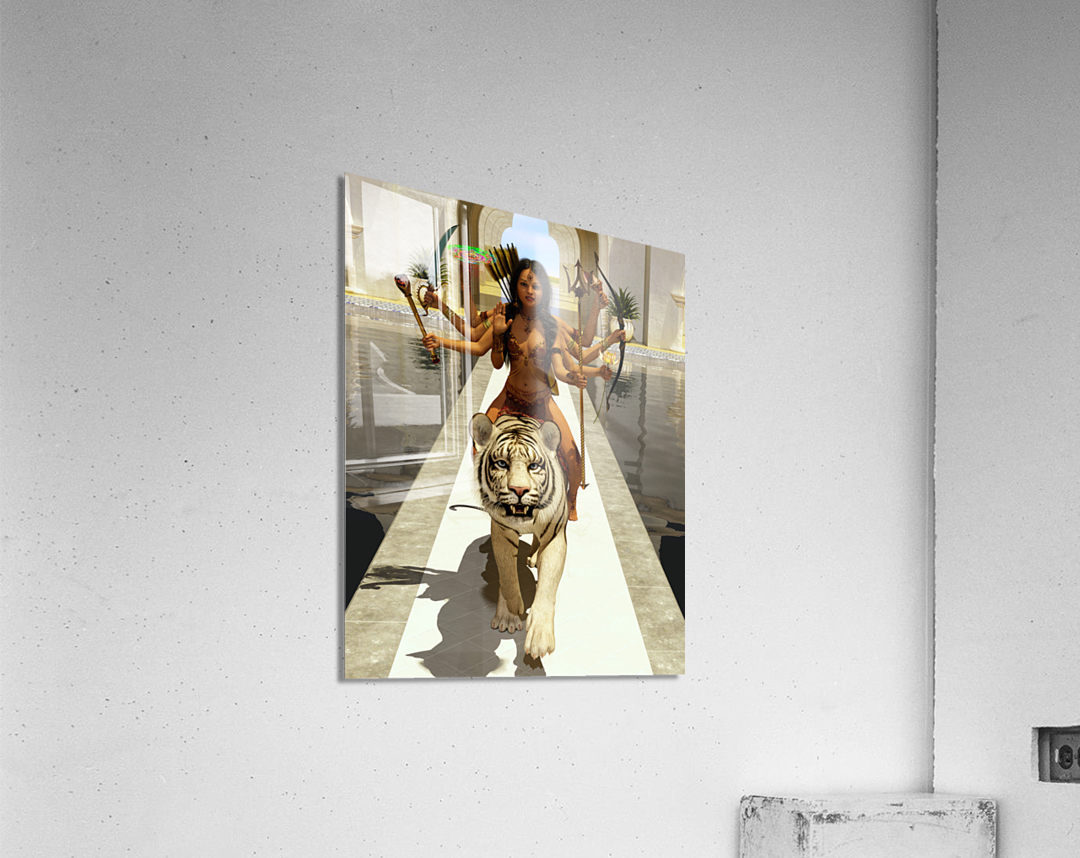 Hindu Goddess Durga Acrylic Print