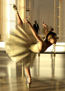 Ballet Practice - Degas Little Dancer Tribute 2:3