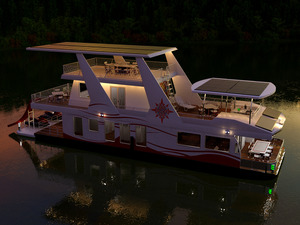Solar Electric Powered Houseboat 