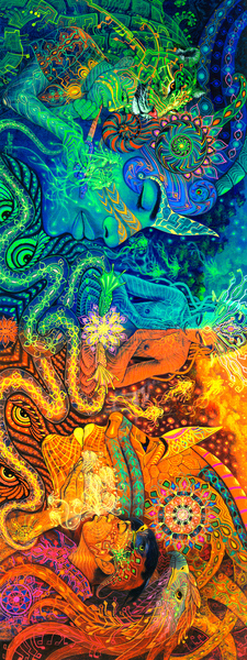 Ayahuasca - Masculine and Feminine Energy Enhanced Print