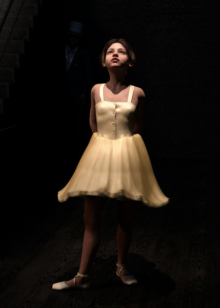 Little Dancer - Degas ballerina tribute Print