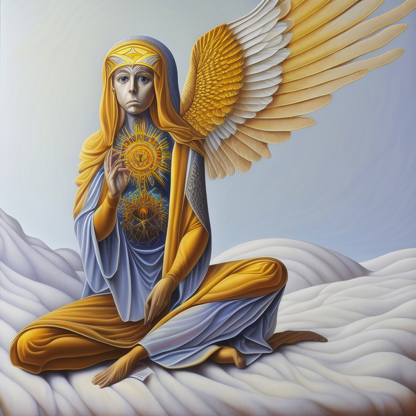 Broken Fallen Angel Forgiveness Print