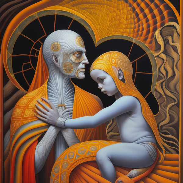 Farewells to Father Print