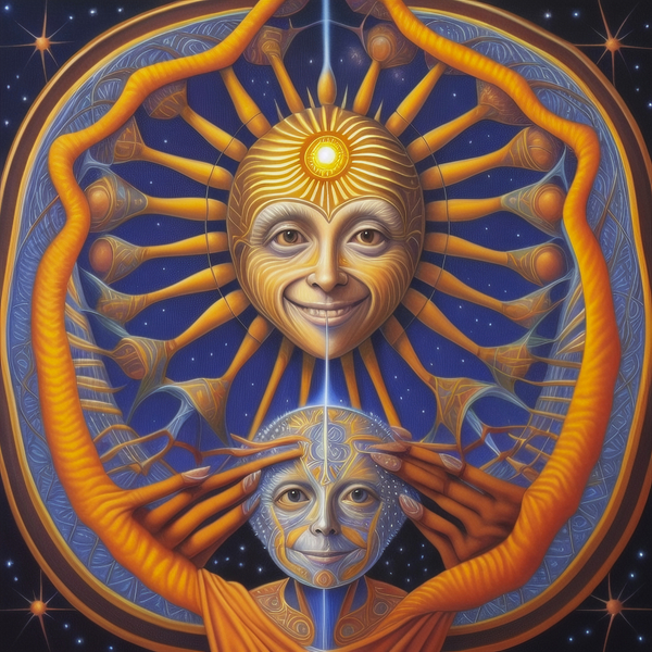 Gratitude for the Sun and the Moon Print