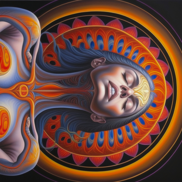 Pleasure in Orgasm Print