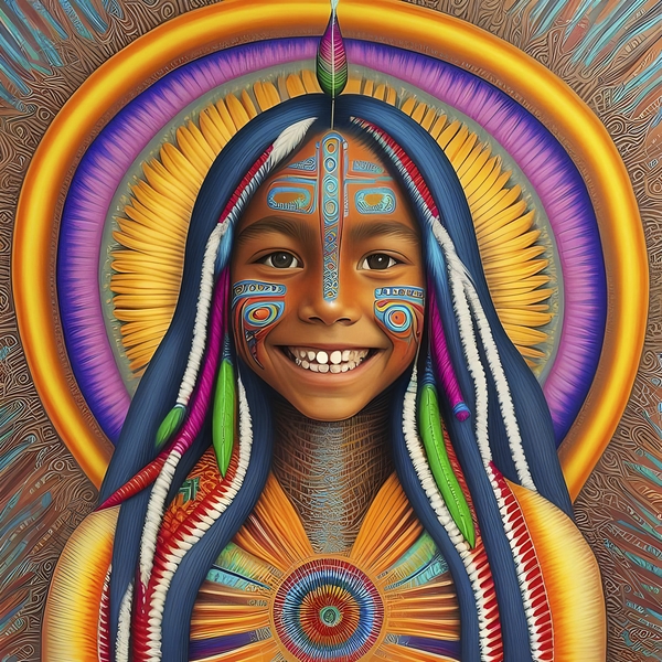 Nurturing Children Print