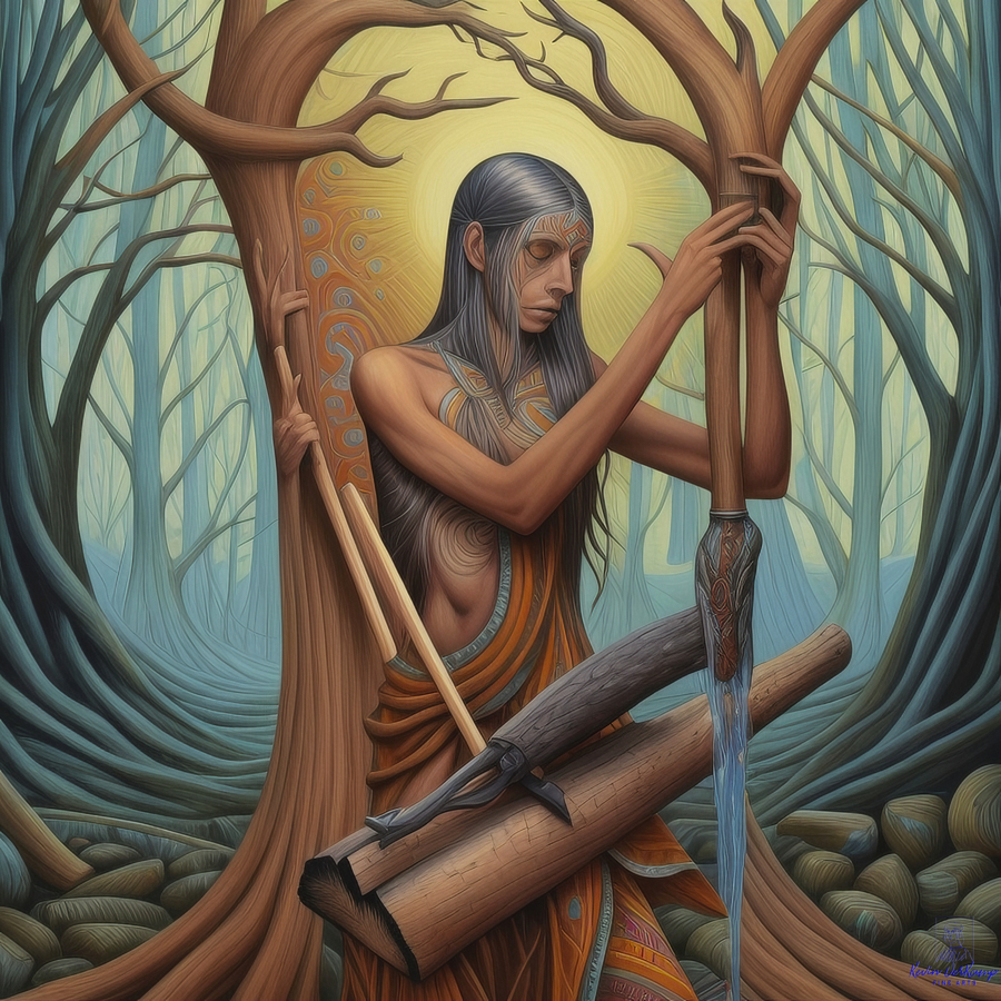 Cut Wood Carry Water  Print