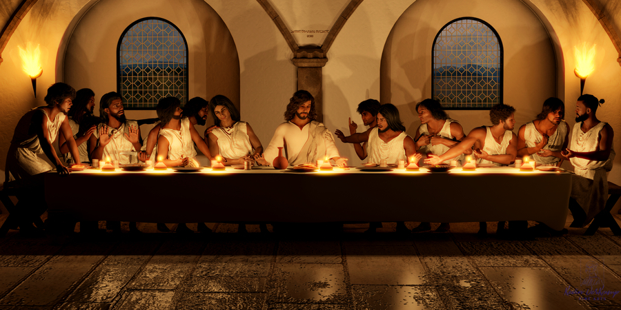 The Last Supper - 200MP 2:1 ratio  Print