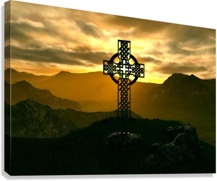 Celtic Cross Canvas Print
