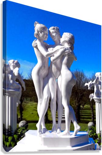 The Tree Graces - Grace Beauty Charm - Aglaia Euphrosyne and Thalia Canvas Print
