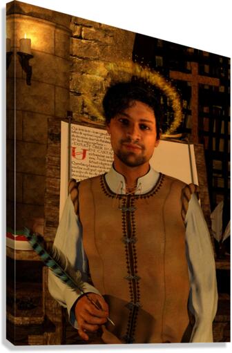 St. Augustine - Rebel Redemption Author Canvas Print