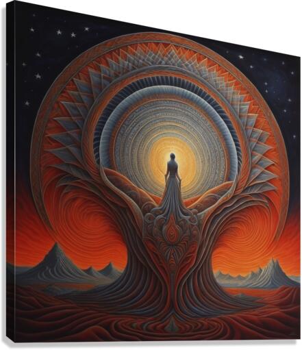 Divine Mystical Truths Cover Canvas Print