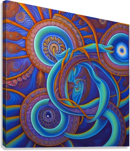 Loops of Habit Canvas Print