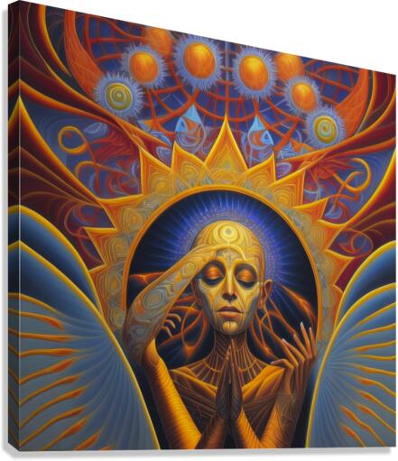 Prayer as Sacred Connection Canvas Print