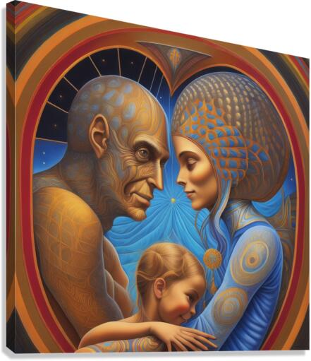 Marriage and Family Canvas Print