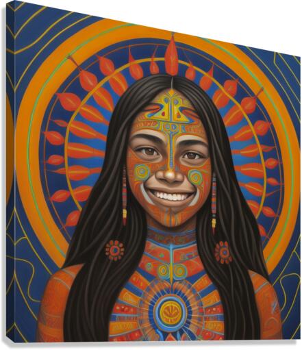 Indigenous Child 2 Canvas Print