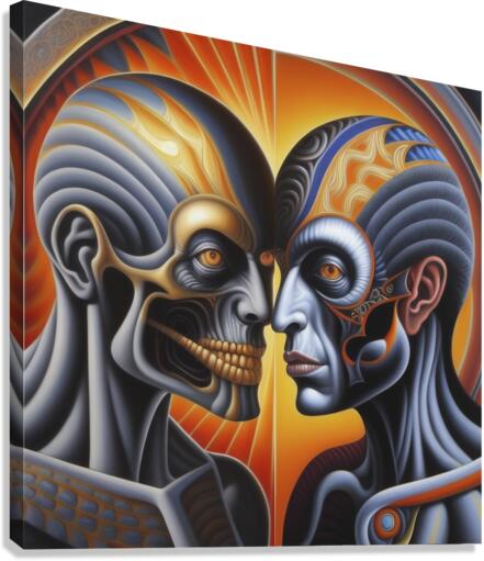 Conflict and Resolution 2 Canvas Print