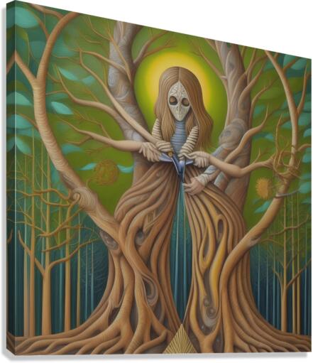 Cutting the Deadwood Canvas Print