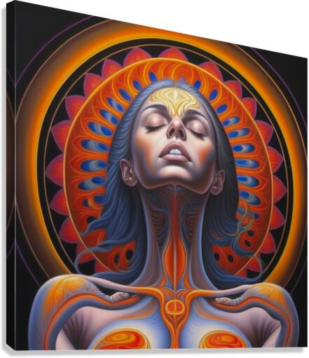 Pleasure in Orgasm Canvas Print