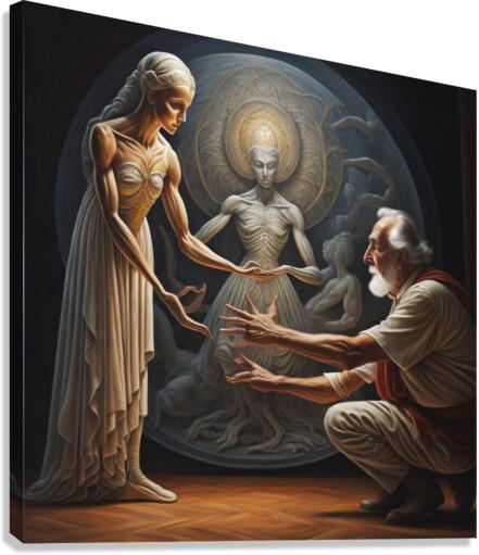 Aging and letting go Canvas Print