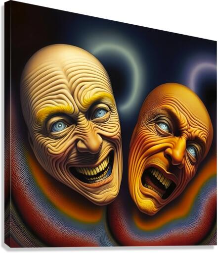 Joy and Sorrow Canvas Print