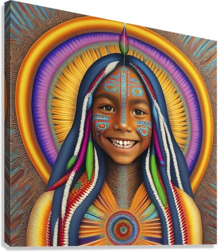 Nurturing Children Canvas Print