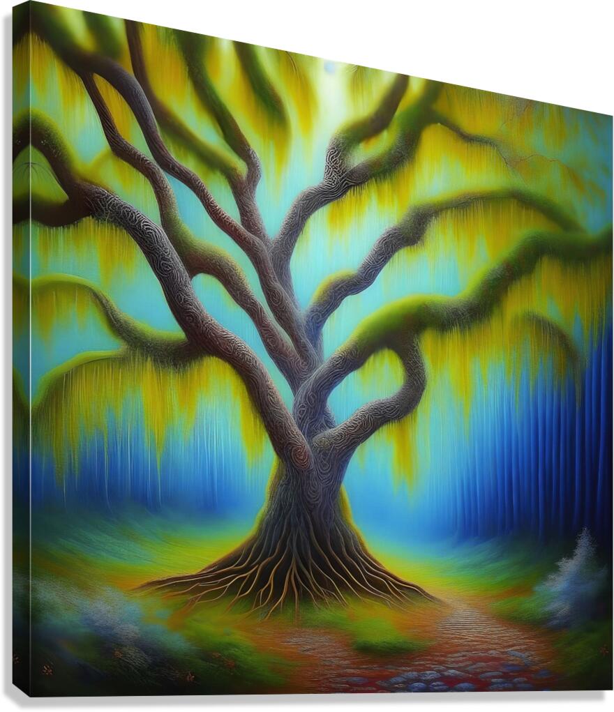 The Whispering Willow Canvas Print