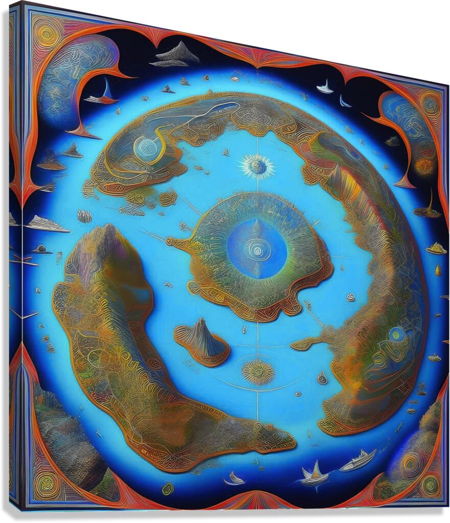 Daring Mystical Travelers Canvas Print