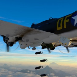 Boeing B-17 Flying Fortress Bomb Drop