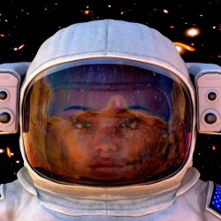 Female Space Explorer witnesses the Carina Nebula as seen by the James Webb Telescope