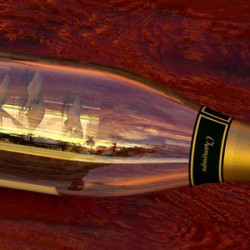 Impossible Ship in a Bottle