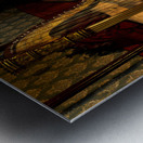 Serenade of the Clarsach Celtic Harpist  Metal print