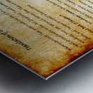 St Augustine Confessions Translation Metal print