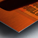 70s Girl in a Lava Lamp Metal print