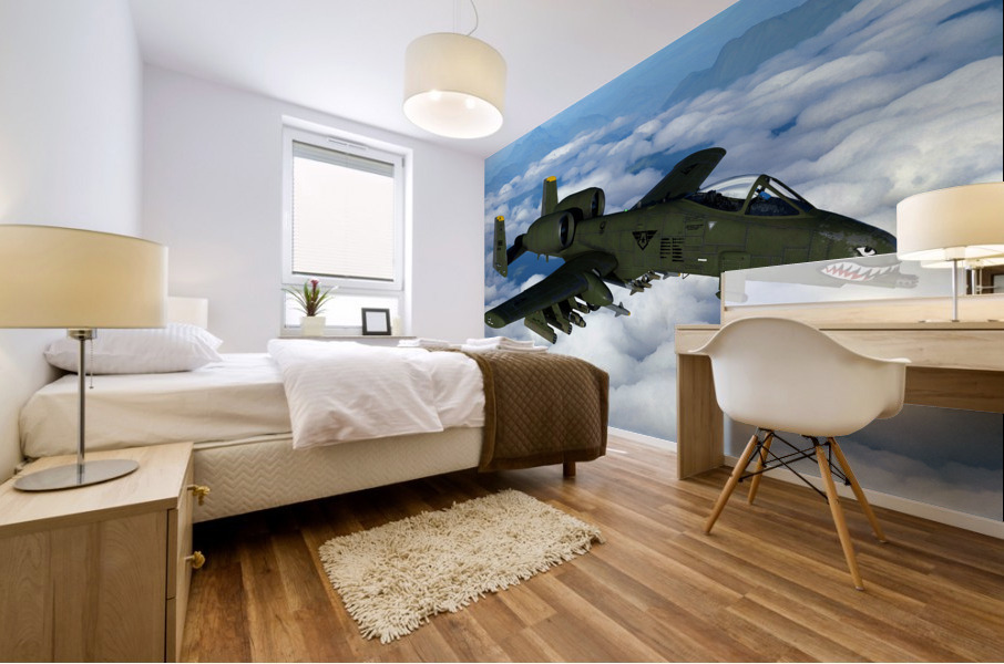 A-10 Thunderbolt II Warthog Mural print