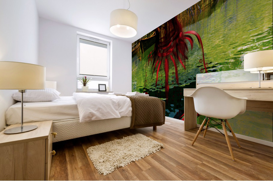 Amazon River Ghost - End of a Culture Mural print