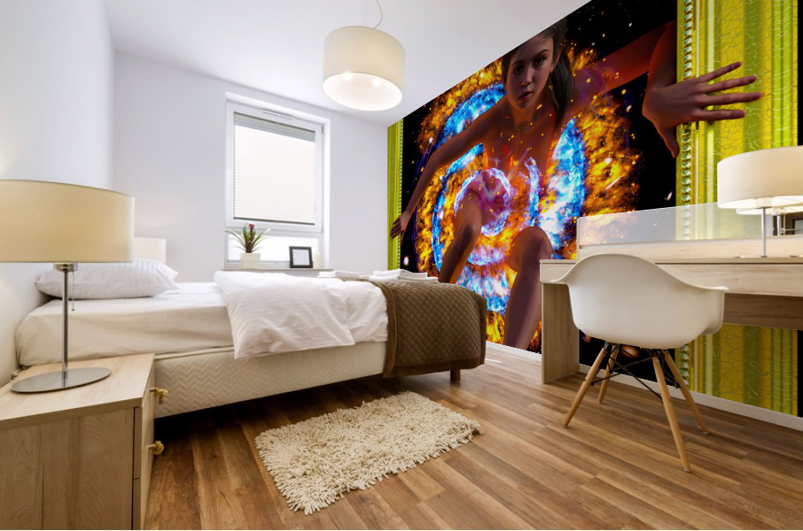 Coming Out of the Box - Frame Wrap Mural print