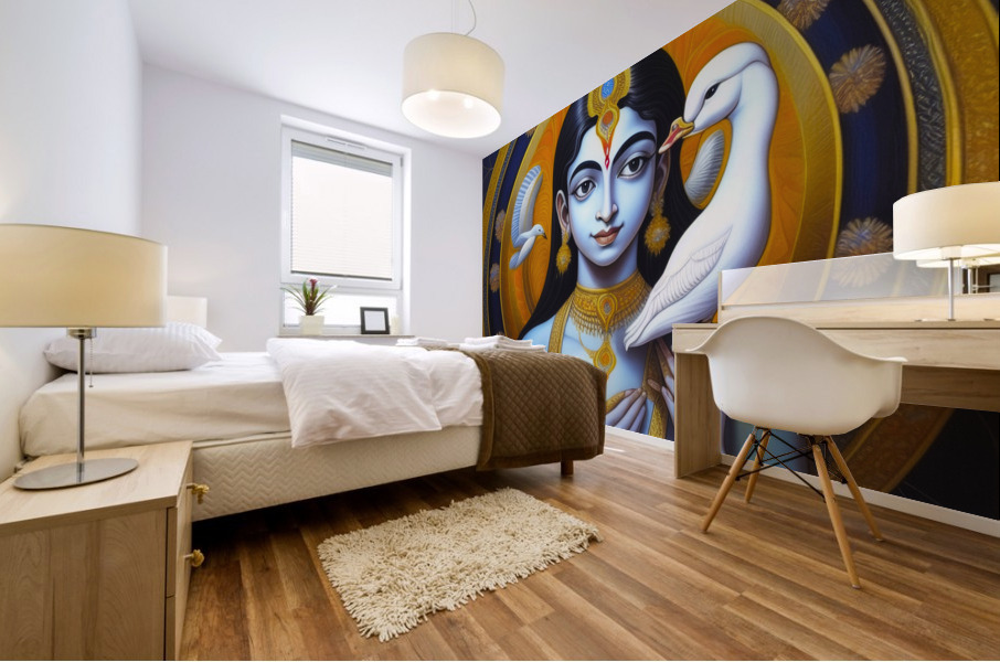 Krishna Kindness 4 Mural print