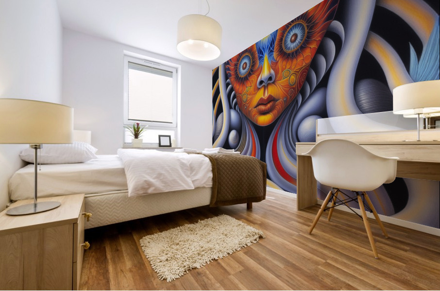 Accept Everything With Love Mural print