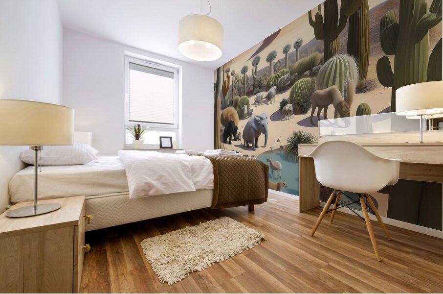 middle school46 Mural print