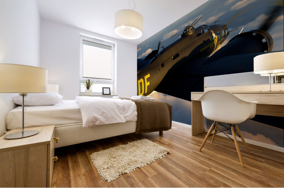 Boeing B-17 Flying Fortress Color Mural print