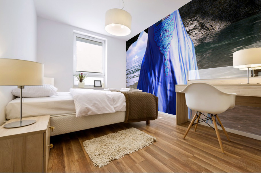 Burqa - Censorship or Beauty Mural print