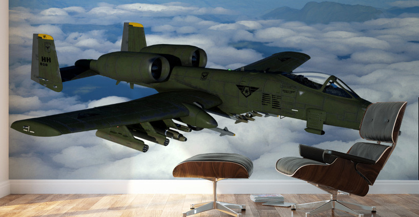A-10 Thunderbolt II Warthog Wall Murals