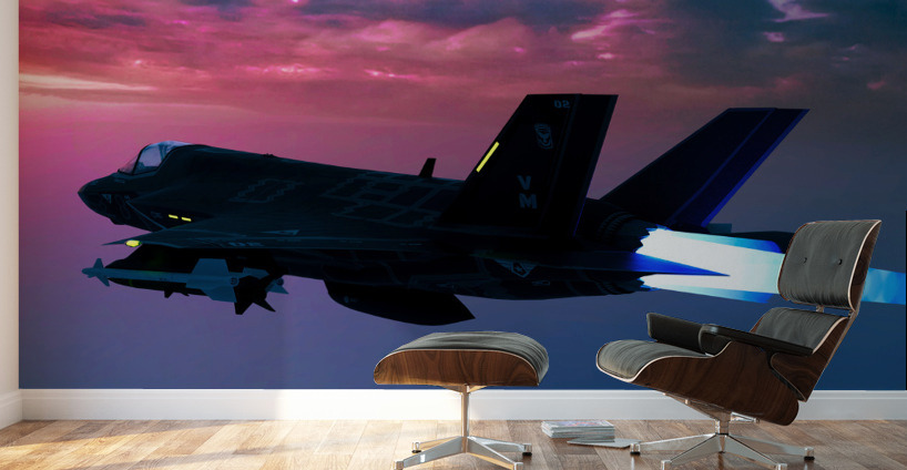 Lockheed Martin F-35 Lightning II Wall Murals