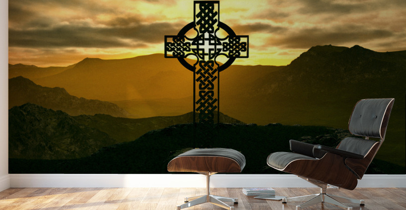 Celtic Cross Wall Murals