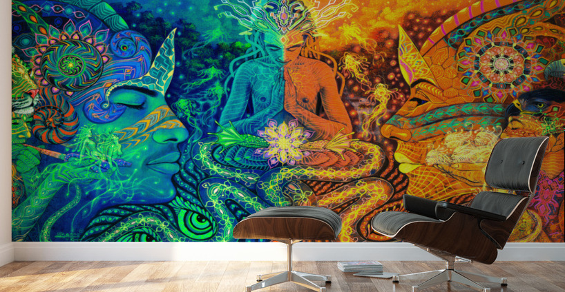 Ayahuasca - Masculine and Feminine Energy Enhanced Wall Murals