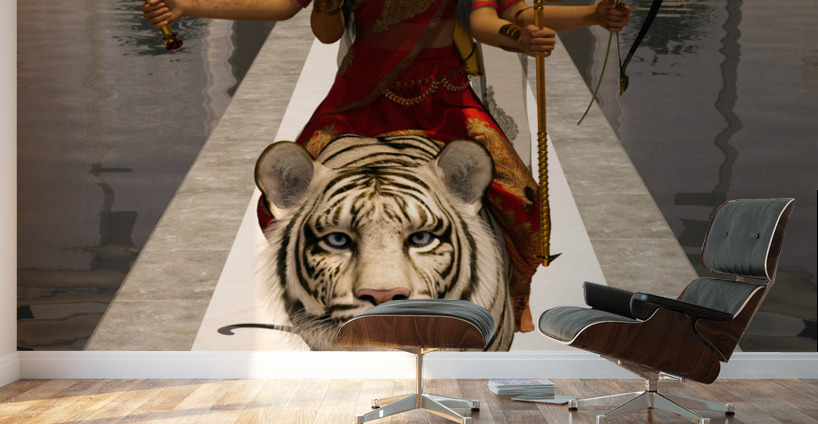 Hindu Goddess Durga Wall Murals