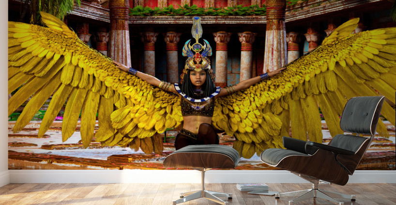 Ancient Egyptian Goddess Isis  Wall Murals